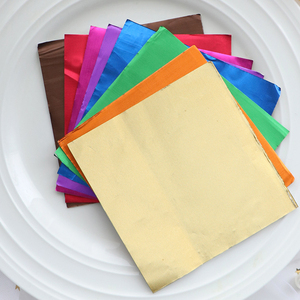 Großhandel maßge schneiderte gute Qualität Low Moq Aluminium folie Bunte Schokoladen verpackung Goldfolie Candy - Product Image 2