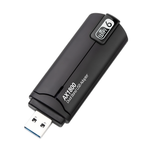 USB3.0 WiFi 6适配器1800双频无线网卡802.11AX AX1800 2.4G 5GHz USB兼容Win7 10 11 LAN RTL8832AU - Product Image 3