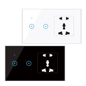 WiFi Smart EU/UK/US/AU/JP Presa A Muro di Casa Intelligente Automazione 2 Gang Interruttore A Distanza spina universale Funzione Timer - Product Image 1