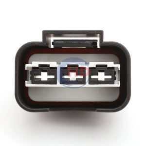 3 Way <strong>1743271</strong>-<strong>2</strong> Waterproof Auto Condenser Fan Motor Plug Connector Socket With Terminal Block Wire Harness for Hyundai Kia
