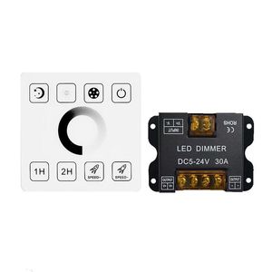 Kablosuz 86 dokunmatik panel RF led kontrol 30A yüksek güç kablolama ücretsiz tek renk CCT CW WW RGB Dimmer LED şerit denetleyicisi - Product Image 2