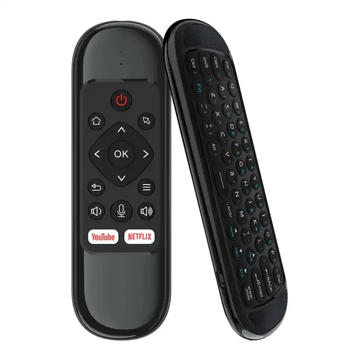 안드로이드 스마트 TV에 대한 H6 2.4G 키보드 음성 제어 ABS 적외선 원격 학습 에어 마우스 원격 제어 키보드 사용