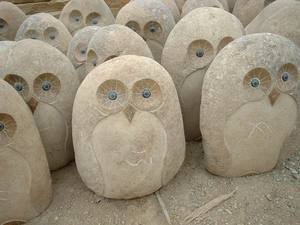 Tự Nhiên Cobble Pebble Sông Đá Đá Nhỏ Owl Bức Tượng Chạm Khắc Cho Vườn Ngoài Trời Trang Trí Hoặc Đồ Trang Trí Thủ Công Mỹ Nghệ - Product Image 5