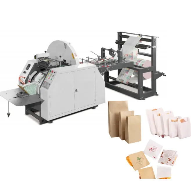 Máquina semiautomática de fabricación de películas, máquina para hacer bolsas de papel, precio de fábrica