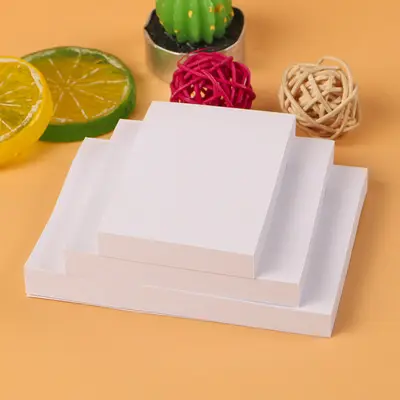 Note paper white with sticky note book can tear away portable message paper memo custom note pad