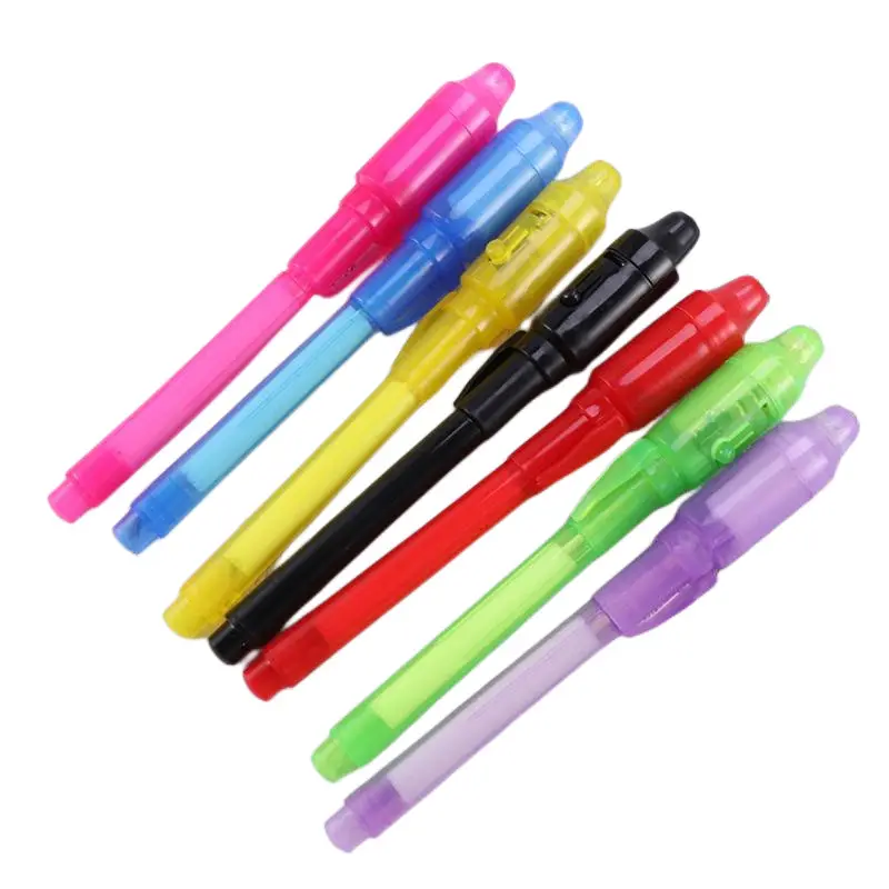 Ready to ShipIn StockFast DispatchMultifunction Luminous Light Invisible Ink Pen For Kids Students Novelty Gift Drawing Learning Pen