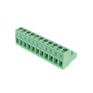Conectores de marca 1833263 11 posiciones COMBICON MSTB bloques de terminales enchufe hembra 5,00mm 1833-263 colgante libre en línea - Product Image 1