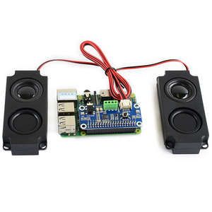 <strong>Raspberry</strong> <strong>Pi</strong> Hi-Fi Sound Card HAT WM8960 Direct Drive Stereo Encoding Decoding for 4B 3B+ 3B Zero Plays Records Drives Speakers