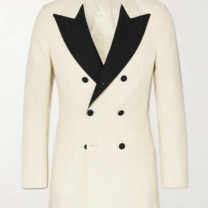 The title mentions 'Wool and Mohair Blended' but the <strong>attributes</strong> list the material as 'Wool / Polyester'. - Product Image 1