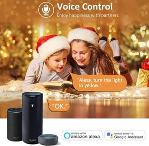 Tuya Smart Light Blubs 500LumLedカラー調整可能で調光可能で、Alexa Google Homeで動作します - Product Image 4