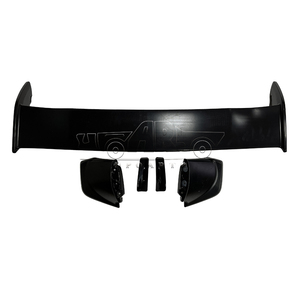 Hongsheng WRX Spoiler ABS karbon Fiber bak araba arka bagaj kanat Boot Ducktail Spoiler Subaru WRX STI için - Product Image 4