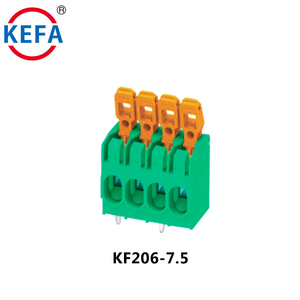 KF206-7.5 Wire <strong>Terminal</strong> <strong>Block</strong> <strong>Spring</strong> Electrical Connector <strong>Terminal</strong> <strong>Spring</strong> <strong>Block</strong> - Product Image 2