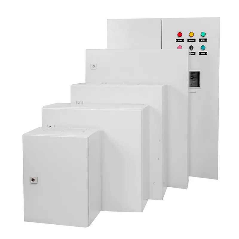 Caja de distribución de gabinete de panel eléctrico de metal IP65 a prueba de agua personalizada