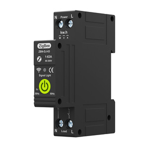 Mini disyuntor WIFI con protección contra fugas y voltaje Temporizador de control remoto y medición para uso doméstico y solar - Product Image 1