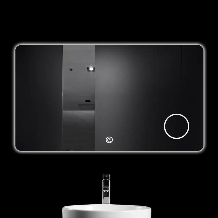 ETL CE SAA OEM LED retroilluminato interruttore Touch Smart Mirror specchi da bagno a parete con luce