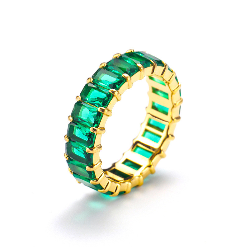 Diamante verde dorado