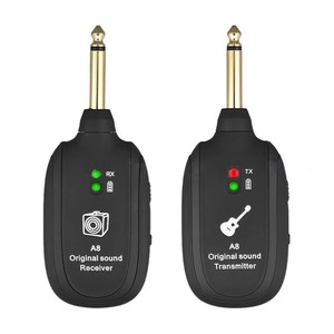 ワイヤレストランスミッション付きA8エレキギターピックアップシステムアイアンストリングとアンプを含むトランスミッターとレシーバー - Product Image 4