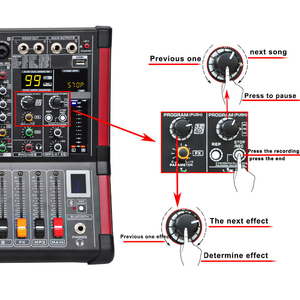 GAX-M12 Factory 12 Channels <strong>Pro</strong> Audio <strong>Mixer</strong> With Digital Reverberation Effect for Performance Party Recording Audio Equipment