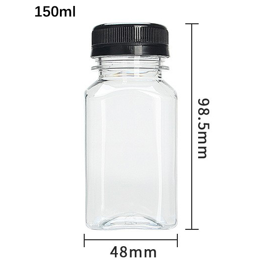 5oz bouteille carrée pour animaux de compagnie