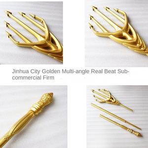 New Poseidon trigeminal năm ngã ba halberd 1.8 m cosplay đạo cụ Đồ chơi PU Đại Lục tang Ba vũ khí làm bằng nhựa bền - Product Image 4