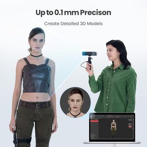 Escáner 3D Revopoint Range 2, impresora 3D, modelo de mano a todo color, escáner para cuerpo y cara, objetos grandes compatibles - Product Image 5