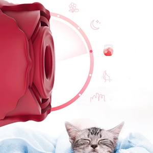 Toptan kırmızı gül vibratör emme meme ve klitoral stimülasyon G Spot silikon kadın mastürbasyon yetişkin seks oyuncakları kadınlar için - Product Image 4