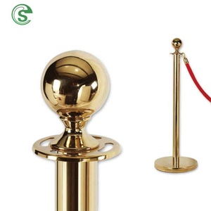 Thép không gỉ <span class=keywords><strong>stanchion</strong></span> Đỏ carper kiểm soát đám đông rào cản stanchions dây và cực - Product Image 5