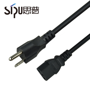 America Standard USA Ac Power <strong>Cord</strong> Free Sample 3pin Plug Us 3 Pin Power Cable for Computer - Product Image 2