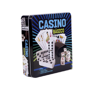 Bộ Bài Tây Ban Nha Một Bộ Bài Domino Với 28 Miếng Chip Một Cốc Thủy Tinh Và 5 Con Xúc Xắc Mexico - Product Image 5