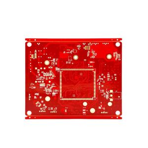 高频印刷电路板温度控制板电子工程电路布局OEM ODM绿色阻焊FR-4基材 - Product Image 1