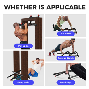 Thể thao treo tường kéo lên thanh cằm lên thanh đa chức năng Dip trạm cho nhà phòng tập thể dục đẩy lên thanh cho sức mạnh Đào Tạo - Product Image 4