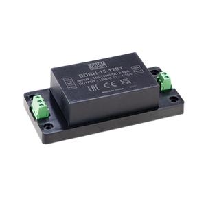 均值井DDRH-15-12DR工业发光二极管dc-dc转换器4kVAC隔离5V 12V 15V 24v输入范围1A 72v开关电源 - Product Image 2