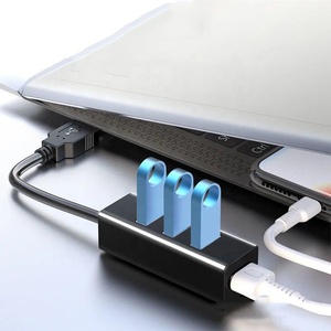 <strong>USB</strong> Docking Station 2.0 Extender 1 Drag 4 Port <strong>USB</strong> Hub Multifunctional <strong>Computer</strong> Splitter <strong>USB</strong> Extension for Laptop and PC Compute - Product Image 2