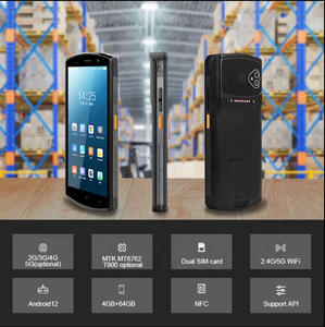 Rugged Phone Handheld Terminal Warehouse <strong>Pda</strong> <strong>With</strong> Camera 1d/2D Qr <strong>Code</strong> Barcode Mobile Barcode <strong>Pda</strong> <strong>Scanner</strong> Support NFC OEM Custom - Product Image 5