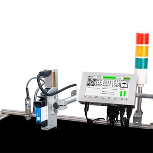 T220E-1 ad alta velocità on-line TIJ codifica termica a getto d'inchiostro macchina per plastica/vetro/metallo codice QR e data di scadenza GS1 codifica dinamica - Product Image 1