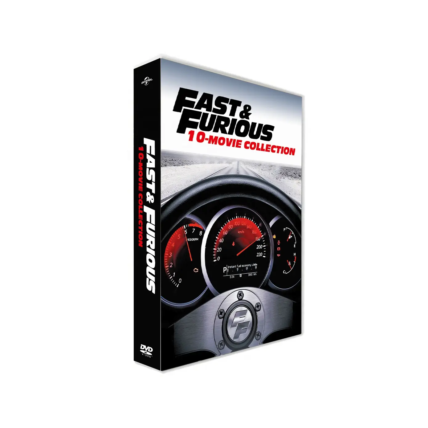 Fast & Furious DVD คอลเลกชันภาพยนตร์ 10 ภาพ 11 แผ่นซีดีชุด DVD ภาพยนตร์ Fast & Furious