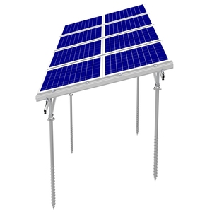 Màu xanh lá cây năng lượng mặt trời nhà máy điện 500kw 1mW mặt đất gắn cấu trúc <span class=keywords><strong>PV</strong></span> hỗ trợ cho dốc Dựng Phim hệ thống - Product Image 5