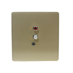 IT-50M Stereo <strong>Source</strong> Wall <strong>Input</strong> Panel in European 86 Standard Use for Smart Home Theater Amplifier and Audio Set - Product Image 2