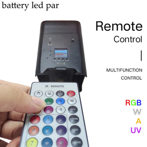 Mando a distancia DMX alimentado por batería led par uplight 6*18W RGBWA + UV inalámbrico alimentado por batería - Product Image 3