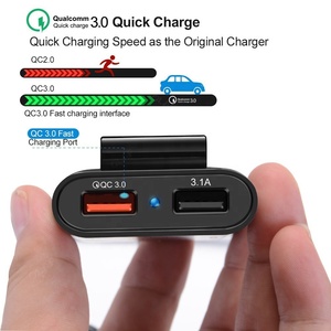 QC3.0 usb araba şarjı 8A hızlı şarj 4USB çok fonksiyonlu araba şarjı - Product Image 5
