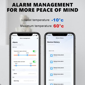 智能家居App远程监控控制温湿度传感器图雅智能wifi蓝牙温度计湿度计 - Product Image 5