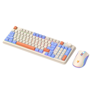 コンピュータアクセサリー有線ゲームキーボードマルチカラーバックライト付きマルチメディアPC/デスクトップ/ラップトップ対応英語Kailh Axis - Product Image 1