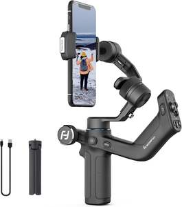 FeiyuTech SCORP Mini P 3 eksenli sabitleyici Gimbal telefon tutucu Smartphone kamera için 360 ° rotasyon çift kavrama ile - Product Image 1