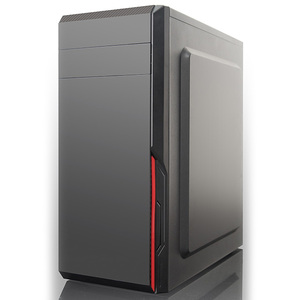 Sistema de carcasa de CPU de oficina de plástico SPCC al por mayor Slim ATX Mid-Tower Gaming PC Case piezas de ordenador - Product Image 1