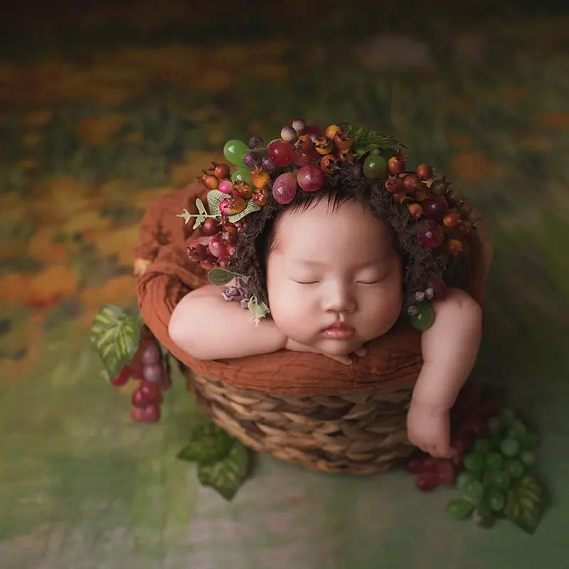 Floral bebé niños Fotografía apoyos de fotografía de flor Vintage sombrero recién nacido bebé niña jardín sombrero fotografía productos