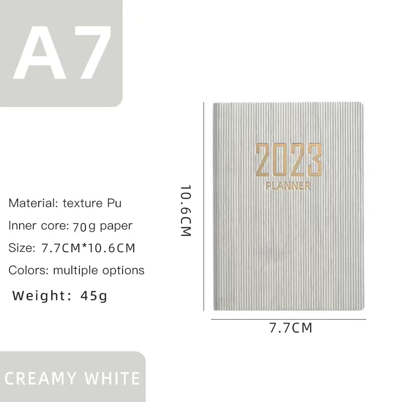 creamy white