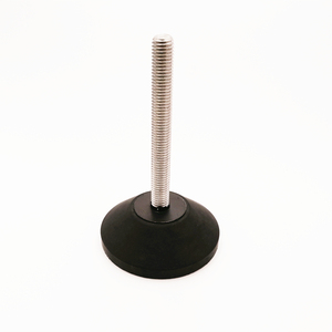 直径<span class=keywords><strong>50mm</strong></span>のM10滑り止め滑り止めラバーフィートマシンレベリングフィートベーススレッド調整可能なフィートレベラー