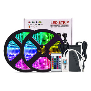 Striscia LED DC 12V SMD 5050 nastro a nastro flessibile a diodi RGB 2835 telecomando WIFI a luce LED impermeabile funziona con Alexa Room - Product Image 2
