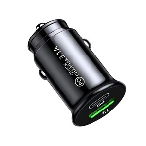 USB araba şarjı 3.1A hızlı şarj tipi C PD QC hızlı şarj telefon adaptörü iPhone 13 12 11 Pro Max 8 Xiaomi Samsung - Product Image 1
