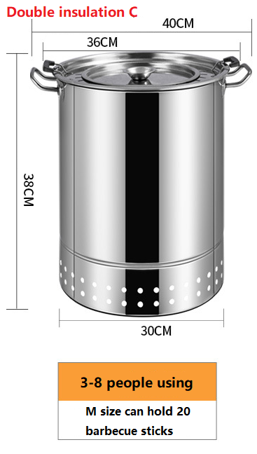 silver 20 sticks Double insulation